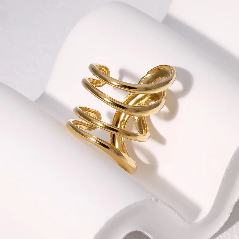 SkullLuxe – טבעת שלד פתוחה מנירוסטה