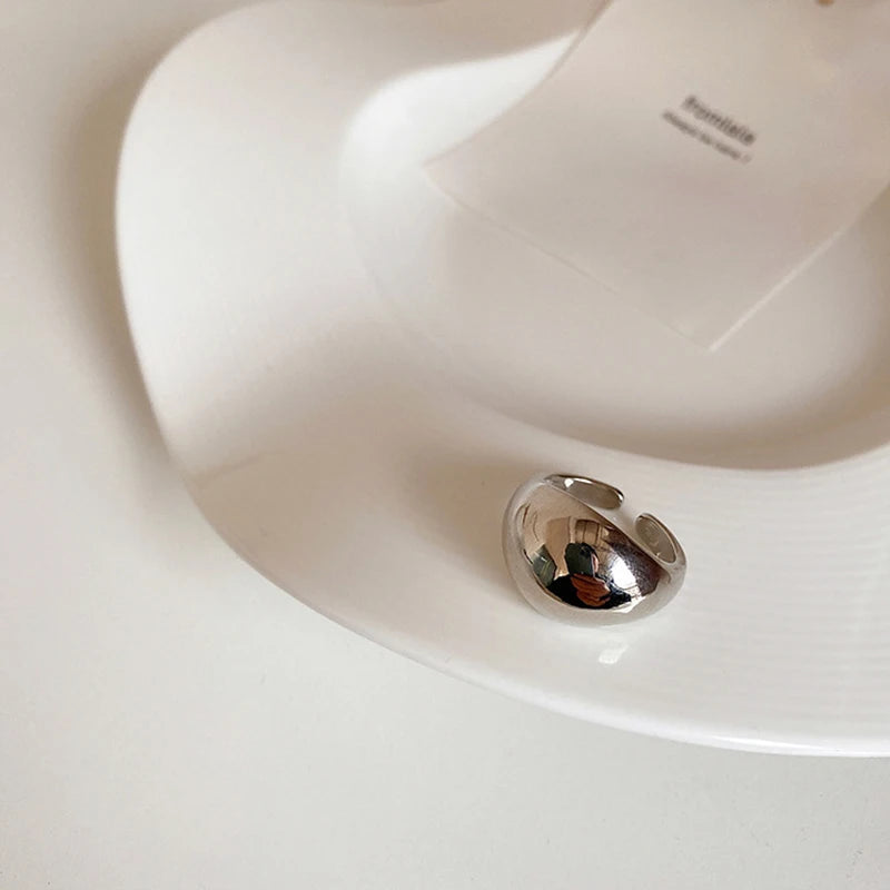 PureCharm – טבעת גאומטרית אלגנטית מנירוסטה