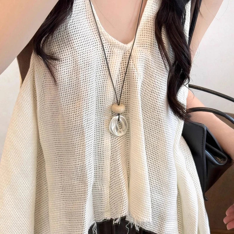 Matte Circle – שרשרת מט בעיצוב מינימליסטי